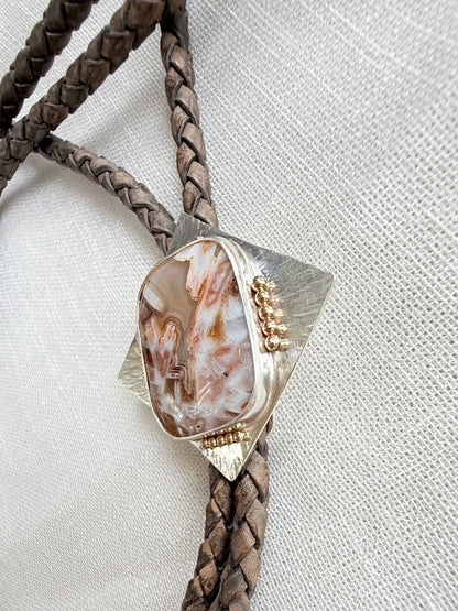 Turkish Tube Agate Bolo
